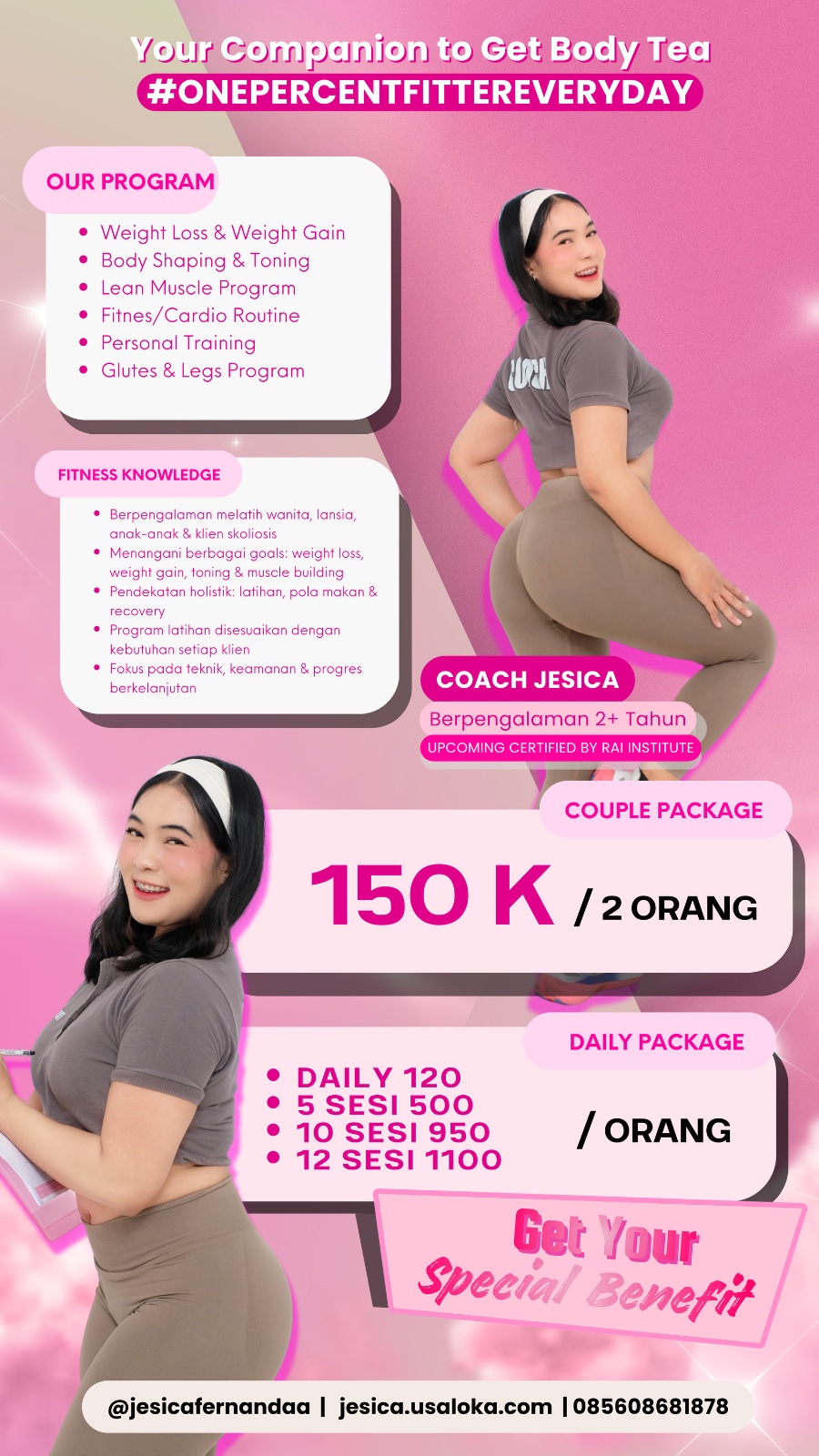 Coach Jesica Personal Trainer Jember
